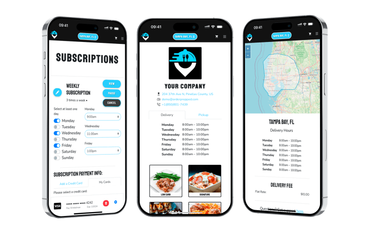 Meal Prep Software Ordering Platform For Meal Delivery Businesses
